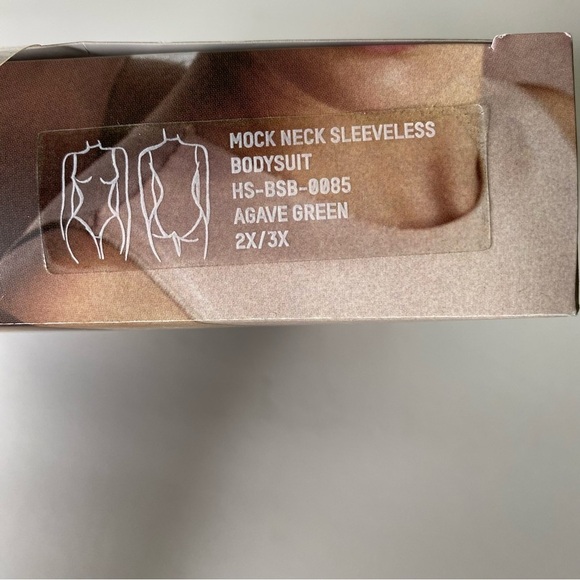 Skims Essential Mock neck sleeveless bodysuit size 2X/3X NEW - Picture 4 of 10